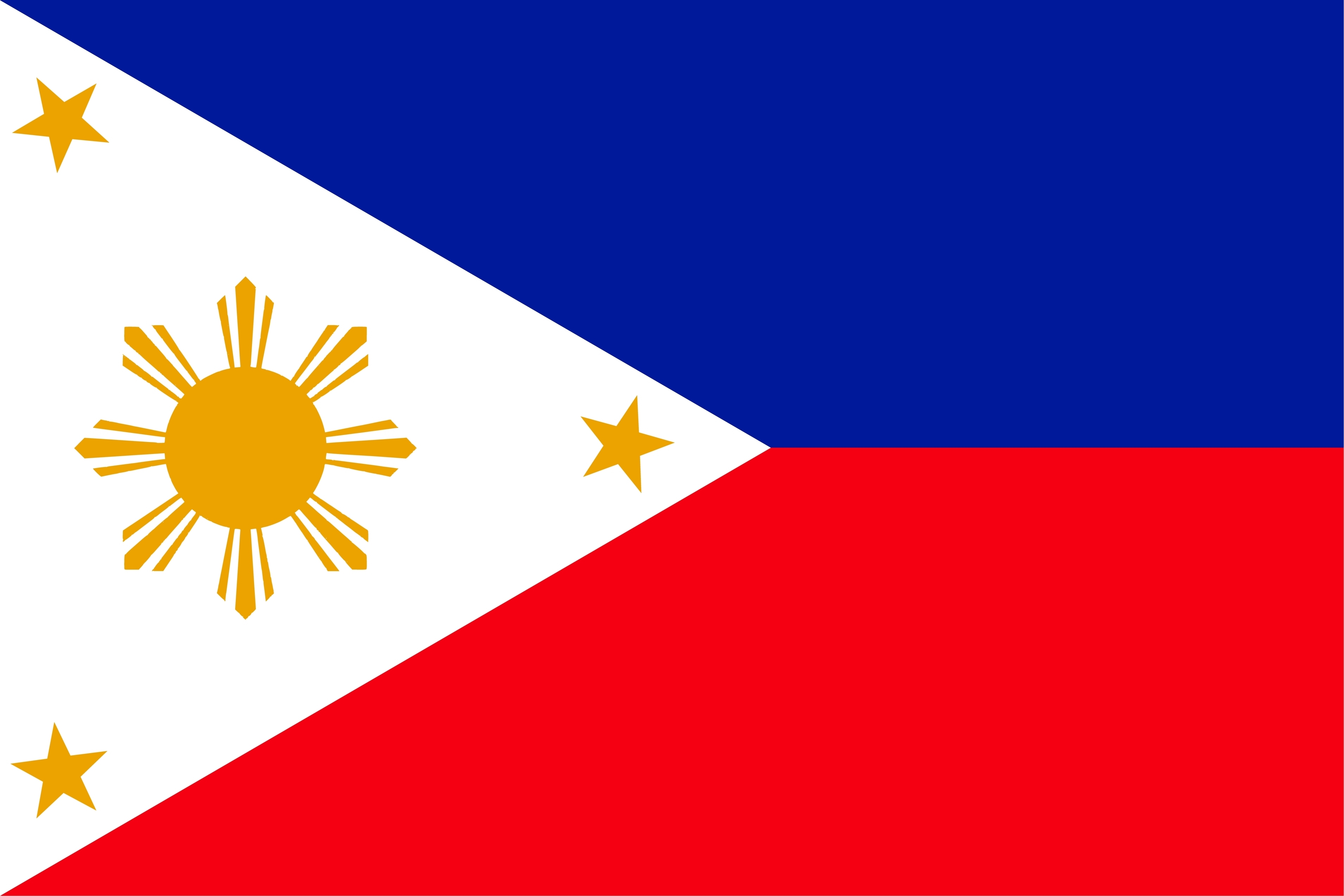 Flag of Philippines vector illustration